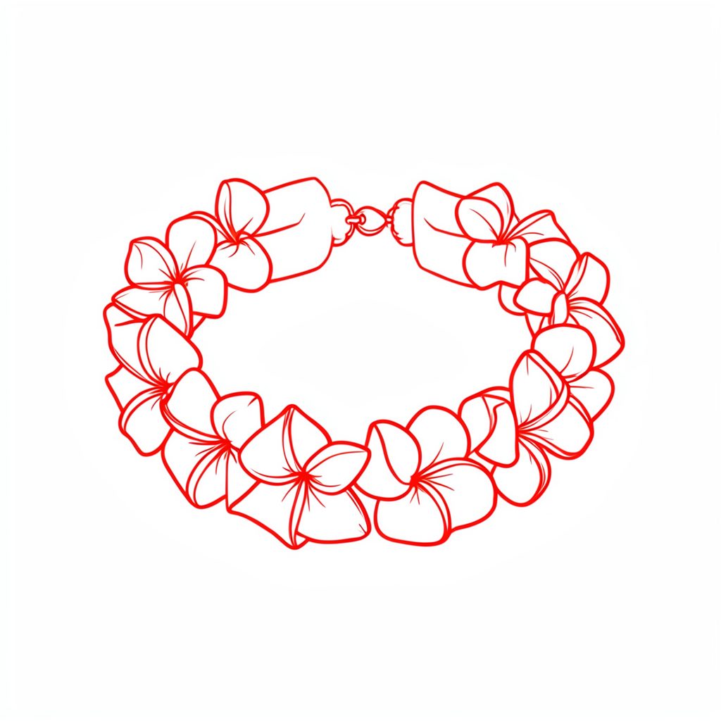 aloha plumeria bracelet 8